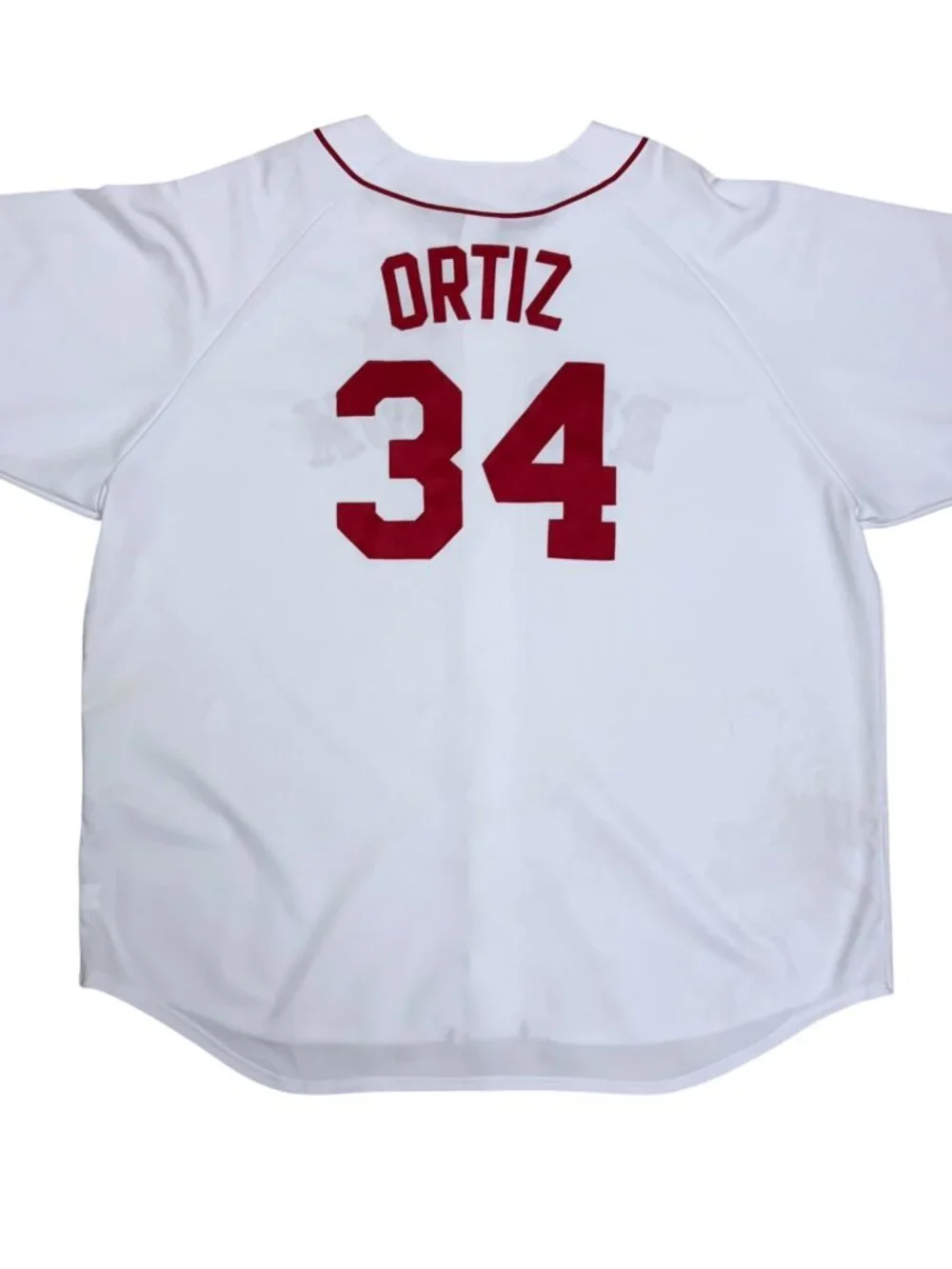 DAVID ORTIZ Boston Red Sox Jersey Vintage Y2K MLB Baseball Shirt Mens 4XL